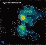 Two submm sources in the B1-b molecular cloud core.
